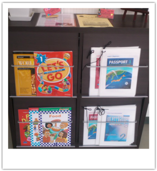 Textbooks and workbooks at PACKWOOD ENGLISH SCHOOL - 新居浜市 英会話
